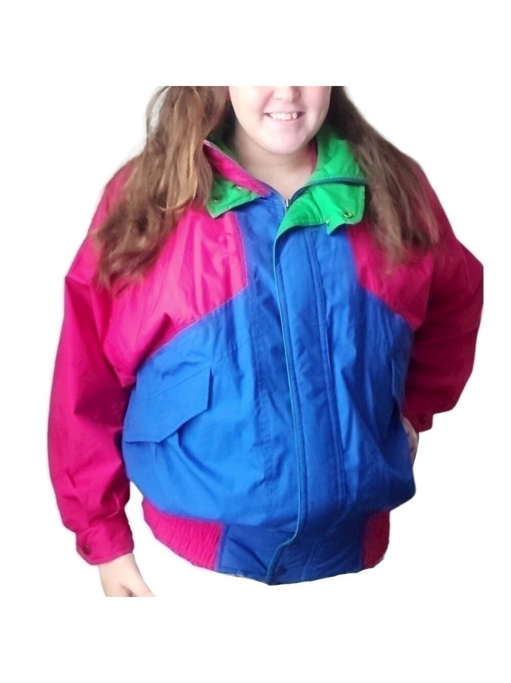 M - London Fog | Vintage Colour Block Windbreaker